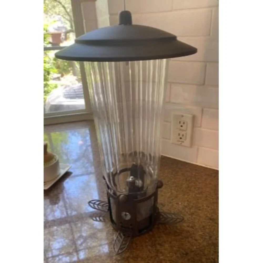 New Squirrel-Be-Gone Max Large Wild Bird Feeder with Flexports, Squirrel Proof